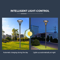 Lámpara Solar LED para Jardín de 50W, de Alta Luminosidad, IP65, para Exteriores, Precio al por Mayor