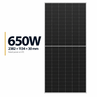 Panneaux solaires 650W LONGi Hi-MO X10 HPBC 2.0 Bifacial Double Verre LR7-72HVD-655M