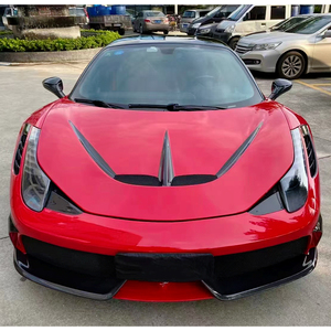 Kit de Carrocería de Fibra de Carbono para Modificación de Automóviles 2011-2016 con Faros Antiniebla, Parachoques Delantero y Capó para Ferrari 458 - Product Image 3