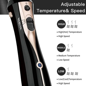 Rebune RE-2078-2 Estilizador <span class=keywords><strong>y</strong></span> <span class=keywords><strong>secador</strong></span> <span class=keywords><strong>de</strong></span> <span class=keywords><strong>pelo</strong></span> con <span class=keywords><strong>cepillo</strong></span> eléctrico <span class=keywords><strong>de</strong></span> <span class=keywords><strong>pelo</strong></span> <span class=keywords><strong>de</strong></span> nailon duradero - Product Image 2