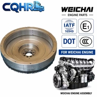 Ensemble volant moteur 612600020636 pour moteur WEICHAI WP10 WD615, compatible avec SINOTRUK HOWO, pièce de rechange pour stockage d'énergie du vilebrequin