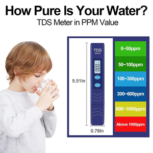 Hoogprecisie H1A digitale TDS-meter & waterkwaliteitstester voor het testen van waterzuiverheid, fabrieks prijs met OEM/ODM ondersteuning - Product Image 5