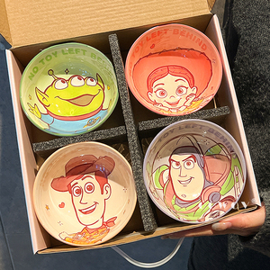 Service de vaisselle en céramique <span class=keywords><strong>Disney</strong></span>, motifs Toy Story adorables, coffret cadeau idéal pour les enfants, la maison et les cadeaux. - Product Image 1