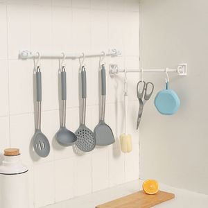 Perforation-free <b>Curtain</b> Telescopic Rod, Kitchen Drain, Shoe Cabinet Layer Rod, Bathroom <b>Curtain</b> Rod, Door <b>Curtain</b> Rod - Product Image 2