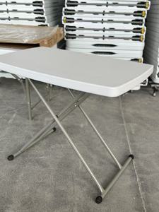 Toptan HDPE plastik katlanır masalar, basit açık taşınabilir yükseklik ayarlanabilir masalar toptan katlanır masalar - Product Image 6