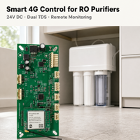 Placa de Control PCBA Personalizada para Purificador de Agua RO |   MCU de Monitoreo de Flujo TDS para IoT 4G |   Fábrica ODM OEM