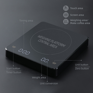 Balance de cuisine électronique à café avec fonction de charge USB personnalisée <span class=keywords><strong>Mini</strong></span> balance de <span class=keywords><strong>poids</strong></span> 3 kg 0.1g - Product Image 5