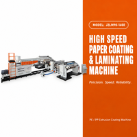 Machine de laminage et de revêtement de papier électrique haute vitesse JZLM90-1600, ligne de revêtement par extrusion PE PP 1600 mm pour film de papier en rouleau