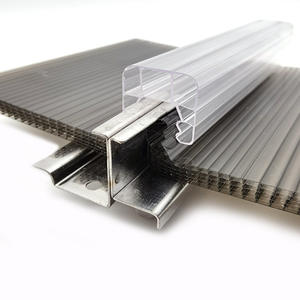 Supports Verticaux Intégrés Panneaux en Polycarbonate Vierge <span class=keywords><strong>Danpalon</strong></span> 100% avec Protection UV pour Vitrage de Serre - Product Image 1