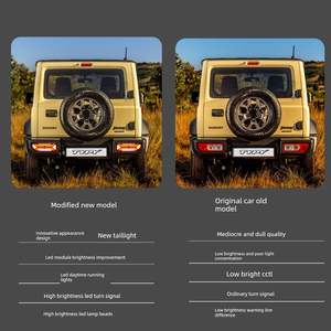 Nuevo Conjunto de Luces Traseras para Suzuki Jimny 2019-2023, Luz de Reversa LED Modificada, Luz de Señal de Giro Fluida, 12V - Product Image 3