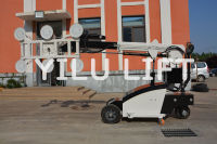Robot Pengangkat Kaca Tugas Berat 800kg dengan 8 Cup Penghisap Vakum, Tinggi Angkat 5000mm untuk Bangunan