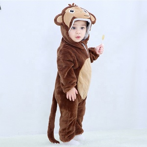 Michley 2025 invierno Unisex niño mameluco 3D bebé disfraz con cabeza de Animal Sudadera con capucha pijama con cremallera recién nacido traje de Cosplay - Product Image 2