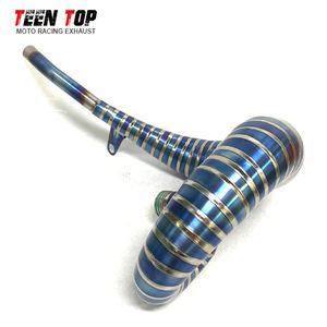 TEENTOP Tête d'échappement haute performance 2 temps <span class=keywords><strong>pour</strong></span> <span class=keywords><strong>KTM</strong></span> EX250/EX300/TE300/300 EXC/250 XC/300SX/300 Tuyau en titane XC-W - Product Image 5
