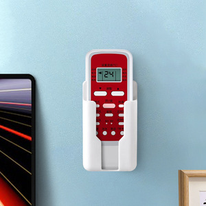Modern Single-Tier Wall-Mounted Air Conditioner <strong>Remote</strong> Storage Plastic <strong>Remote</strong> Control <strong>Holder</strong> for Bathroom Use - Product Image 4
