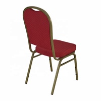 Chaise de mariage empilable durable la plus vendue – Siège rembourré moderne avec structure en acier inoxydable pour réceptions, banquets et événements