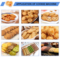 Machine à fabriquer des macarons et des biscuits automatiques pour boulangerie commerciale, à commande servo PLC, multifonctionnelle, compacte et à haute efficacité
