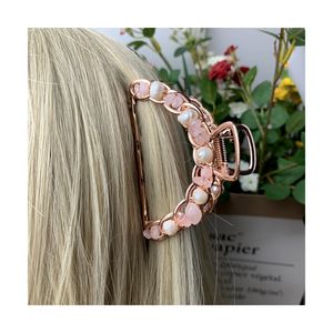 DIY <span class=keywords><strong>MIO</strong></span> regalo moda mujer perla sol piedra horquilla coreano hecho a mano pinza de pelo perla accesorios para el cabello para niñas moda dulce - Product Image 4