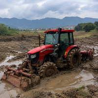 Tracteur agricole Agrcion d'occasion reconditionné, moteur diesel robuste 4x4 16 CV, boîte multi-vitesses, cabine climatisée, siège à suspension pneumatique, prise de force (PTO)