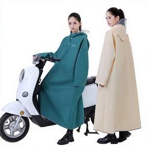 <strong>Overhead</strong> EVA <strong>Rain</strong> Poncho for Adults Unisex Waterproof Pullover <strong>Rain</strong> <strong>Jacket</strong> for Cycling Hiking and Travel Simple Design - Product Image 1