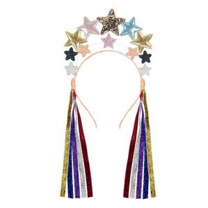 Diadema Infantil con Estrella de Cinco Puntas y Borlas Largas, Varios Colores, Talla Única, para Fiestas y Uso Diario - Product Image 1