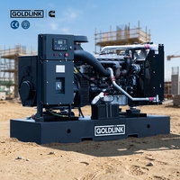 Générateurs diesel Goldlink Power OEM, vente directe d'usine, 30KVA/24KW, système de refroidissement par eau, triphasé AC avec option ATS