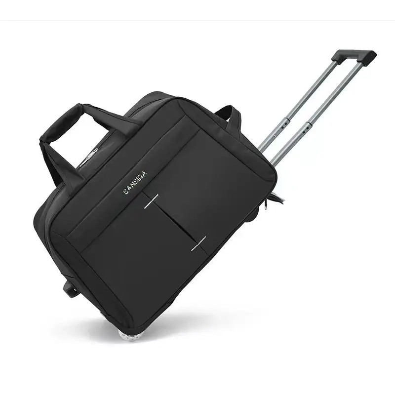 Bolsa de viagem portátil dobrável com logotipo personalizado, popular, de tecido Oxford, grande capacidade, 26 '', leve, 20 '', porta-rodas, porta-malas, porta-malas
