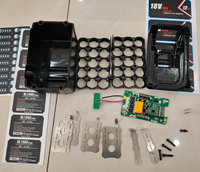 BMS équilibré de haute qualité avec coque en plastique et carte PCB pour batterie d'outils électriques MAK MKT MT 18V 21700*15 cellules