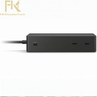 Stasiun Docking Aluminium Multi-Fungsi 7-in-1 USB Type C Hub Ethernet untuk Microsoft Surface