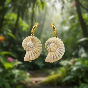 Boucles d'oreilles pendantes tendance en acier inoxydable 316L avec placage or PVD, durables et résistantes - Product Image 3