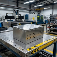 Boîtier de commande électrique IP56 en acier inoxydable SS304 pour l'automatisation industrielle et les systèmes de contrôle électrique