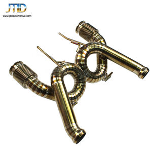 Hochleistungs-Titan Gold Bypass X Pipe Race Sport Auspuff anlage für McLaren 720S - Product Image 2