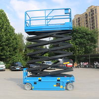 Plateforme élévatrice à ciseaux électrique autopropulsée en acier inoxydable pour 2 personnes, 19ft, 26ft, 32ft, 39ft, pour l'industrie automobile