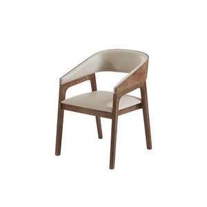 Sillón de Madera de Fresno Blanco Sólido de Alta Calidad para Estudio, Sillón Nórdico para Restaurante, Sillas de Comedor para Cafetería - Product Image 5
