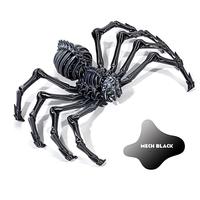 Adorno de Araña Elástica Móvil Impresa en 3D de Ácido Poliláctico, Diseño Realista, Puede Contractarse, Modelo Integrado, Artículo Coleccionable 3D 003