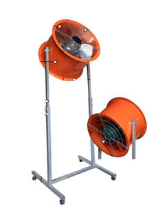 Ventilador Axial Industrial de Altura Ajustable, Ventilador de Extracción Portátil para Restaurantes, Talleres, Puestos de Barbacoa - Product Image 3
