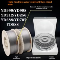 Fil de soudage à âme fourrée YD888 YD507 haute résistance à l'usure, 1,6 mm, bobine de 15 kg, fil MIG pour concasseur