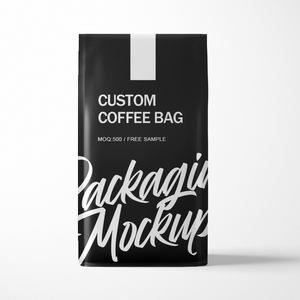 Bolsa de café Bolsa de pastel blanca Bolsa de café <span class=keywords><strong>Doypack</strong></span> de papel de aluminio mate personalizado con cremallera - Product Image 1