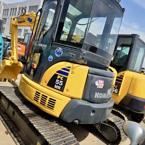 Excavadora Usada Komatsu PC55MR de 5 Toneladas, Mini Excavadora Hidráulica de Orugas, Maquinaria Japonesa, Equipo Pesado Compacto en Venta - Product Image 3