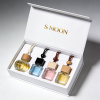 Diffuseur de parfum suspendu pour voiture, flacon vide réutilisable pour huiles essentielles, désodorisant, flacon de parfum pour la décoration du véhicule
