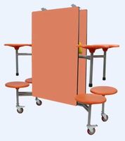 Table de cantine Table à manger pliante Table à manger extensible pour restaurant