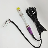 Sonde en verre de capteur d'électrode de pH d'aquaculture pour des applications de compteur de pH d'eaux de surface et d'eaux d'égout