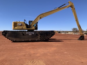 Prezzo all'ingrosso idraulico escavatori anfibi con pontoni laterali aggiuntivi e pompa di palude - Product Image 4