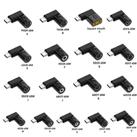 Conception améliorée PD 65W Power Type C to DC Tips 7909 7406 6330 5525 5510 Port Power Faster Charge Converter for Notebook Adapter