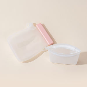 Bolsa de Snacks para Mascotas Portátil con Diseño a Prueba de Fugas, Herramienta Mágica para Pasear Perros, Bolsa de Agua y Comida para Mascotas de Silicona con Sellado a Prueba de Humedad - Product Image 4