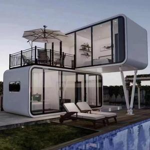 Casa Cápsula Espacial Móvil, Panel Compuesto de Aluminio, Hotel Móvil Multifuncional Todo en Uno para Exteriores, Contenedor de Vivienda para Exportación - Product Image 3