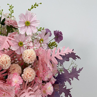 Nouvelle Arrivée, Vente Chaude : Boule de Fleurs Blanches en Soie de Haute Qualité pour Centre de Table de Mariage et Aménagement de Lieux