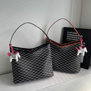 Bolso Tote de Hombro de Poliéster con Cremallera, Estilo Retro Europeo, PU, de Gama Alta, Novedad 2025 - Product Image 1