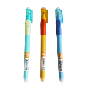 Bolígrafos Borrables Ergonómicos Antibacterianos Únicos M&G, 2 Borradores, Azul Cristal, 0.5 mm, Material de Oficina Escolar, Bolígrafo de Gel Borrable - Product Image 3