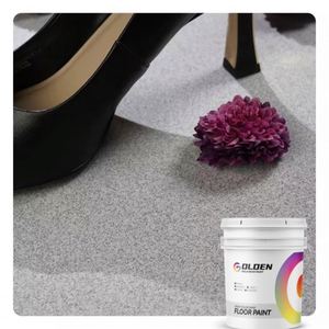 Peinture époxy antidérapante pour sols en sable, prix usine, auto-nivelante, revêtement liquide écologique pour application domestique au pinceau - Product Image 1