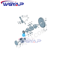 WGYAP OEM 03G105212 D Engrenage de vilebrequin de distribution de moteur pour Volkswagen AUDI SEAT SKODA 2.0 TDI CRAN